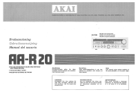 Akai AA-R20-Owners-Manual